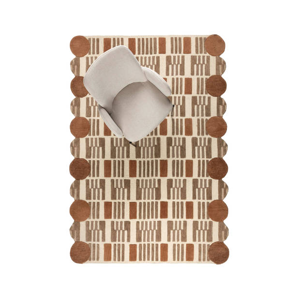 Housecraft Mundra Vloerkleed 160x230 cm - Beige