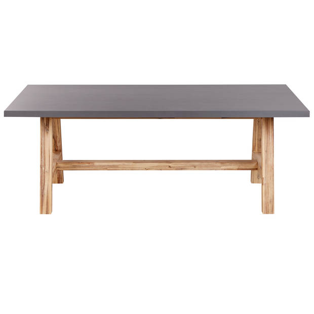 Beliani TONNARE - Tuintafel-Grijs-Vezelcement