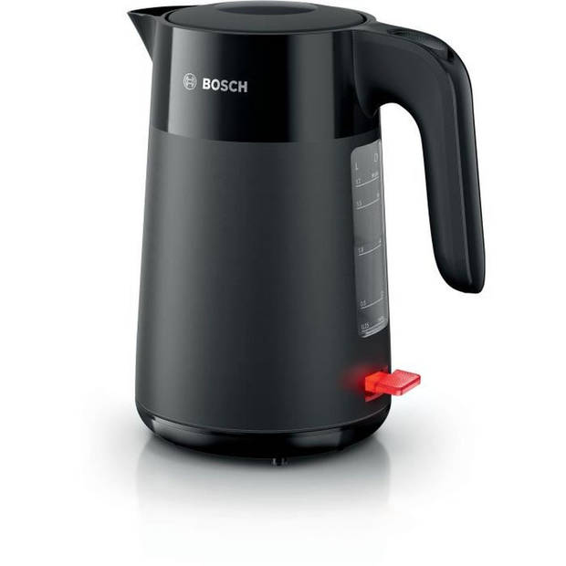 Waterkoker - BOSCH - TWK2M163 MyMoment - Matzwart - kopjesindicator - waterniveau zichtbaar op handvat