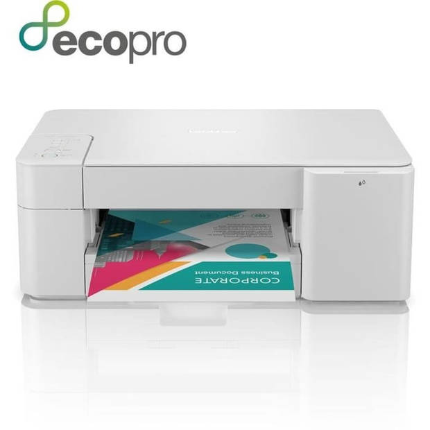 3-in-1 multifunctionele inkjetprinter - BROTHER - DCP-J1200WERE1 - Kleur - Wi-Fi volledig beheerd vanaf uw smartphone