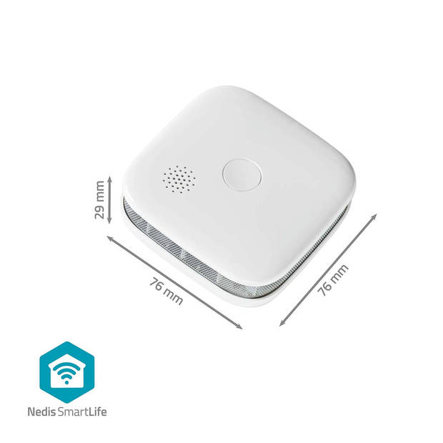 Nedis SmartLife Rookmelder - WIFIDS21WT3 - Wit