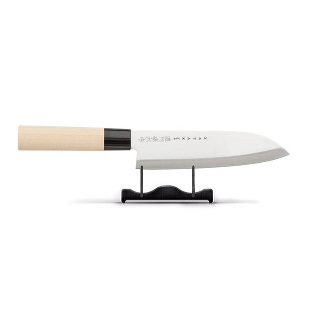 Satake - Japanse santoku mes Magnolia Wood 17 cm