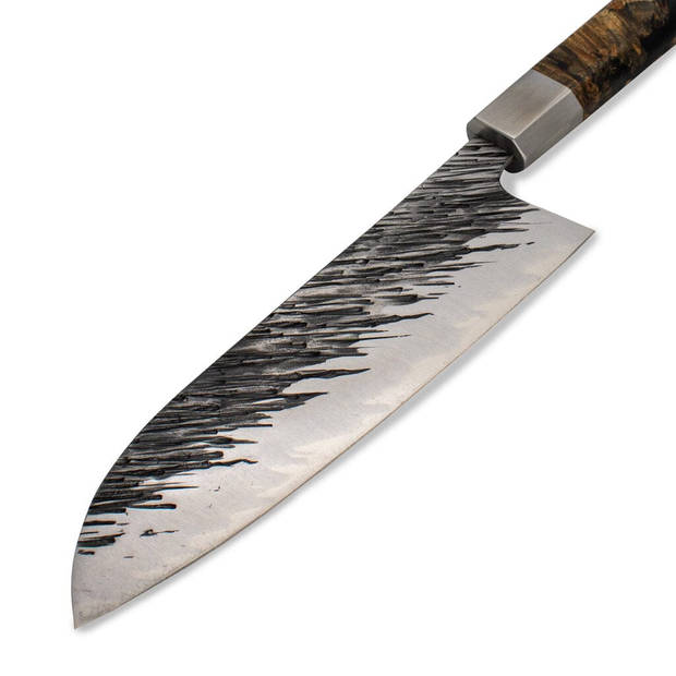 Ame - Japanse Santoku Rain Pattern 18 cm