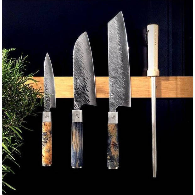 Ame - Japanse Santoku Rain Pattern 18 cm