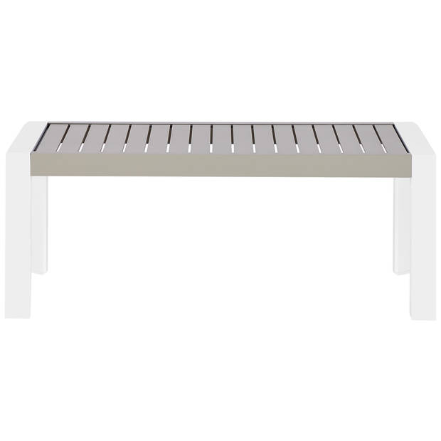 Beliani CASTELLA - Tuintafel-Beige-Aluminium