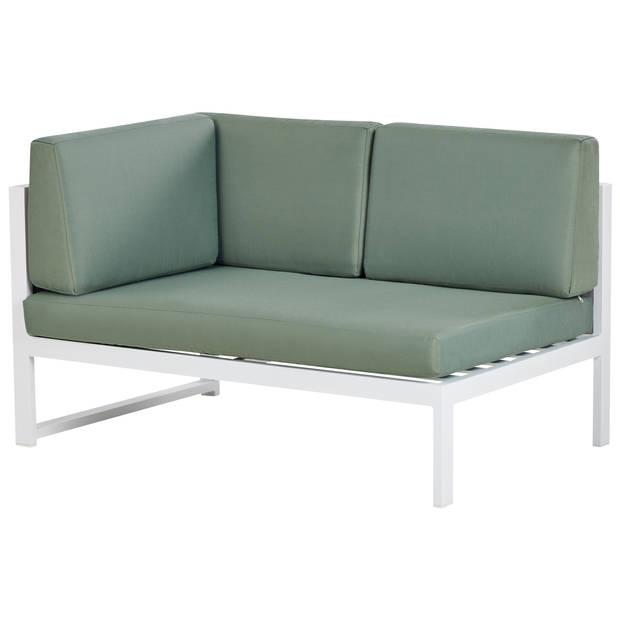 Beliani CASTELLA/FRATTE - Loungeset-Groen-Aluminium