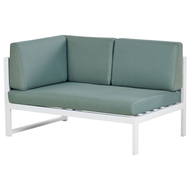 Beliani CASTELLA - Loungeset-Groen-Aluminium