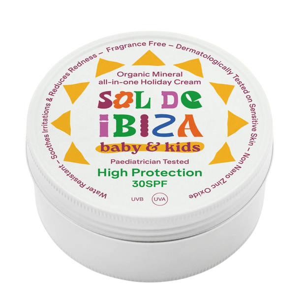 Sol de Ibiza Baby - Kids Alles-in-een beschermende crème SPF30 - 100 gr