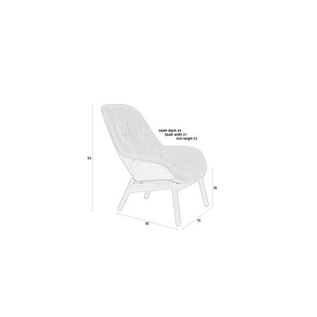 Housecraft Duke Fauteuil - Beige