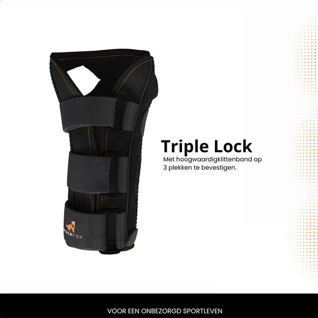 Bracefox® Premium Polsbrace 'CarpuLock'