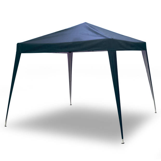 Partytent opvouwbaar / Vouwtent Paviljoen 330x330 cm - Marineblauw