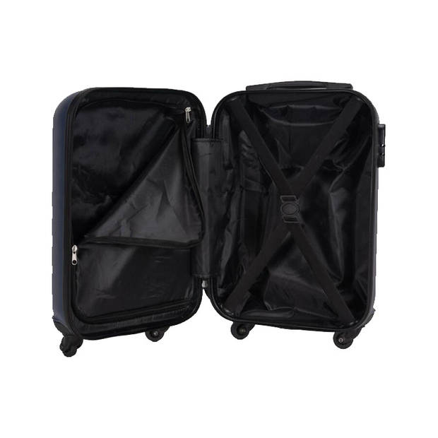 Sunset Luggage Handbagage koffer 33L - Reiskoffer - Trolley - 45 x 32 x 21 cm - Zwart