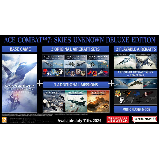 Ace Combat 7: Skies Unknown Deluxe Edition - Nintendo Switch