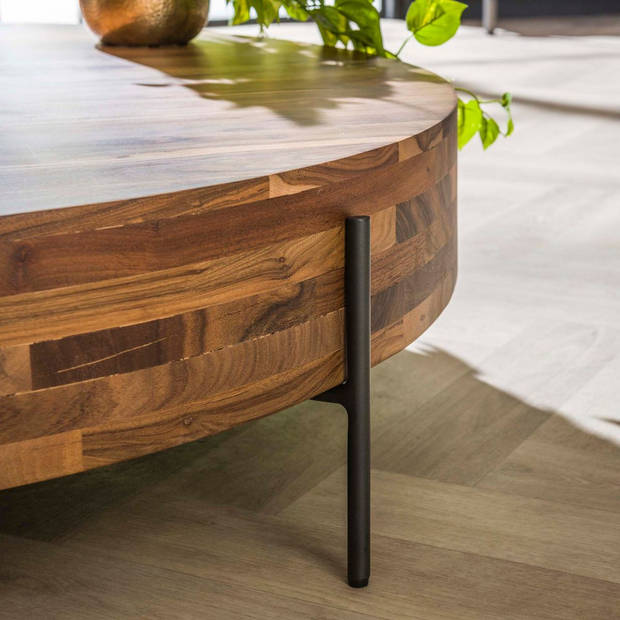 Dimitry salontafel ?120 cm notenhout