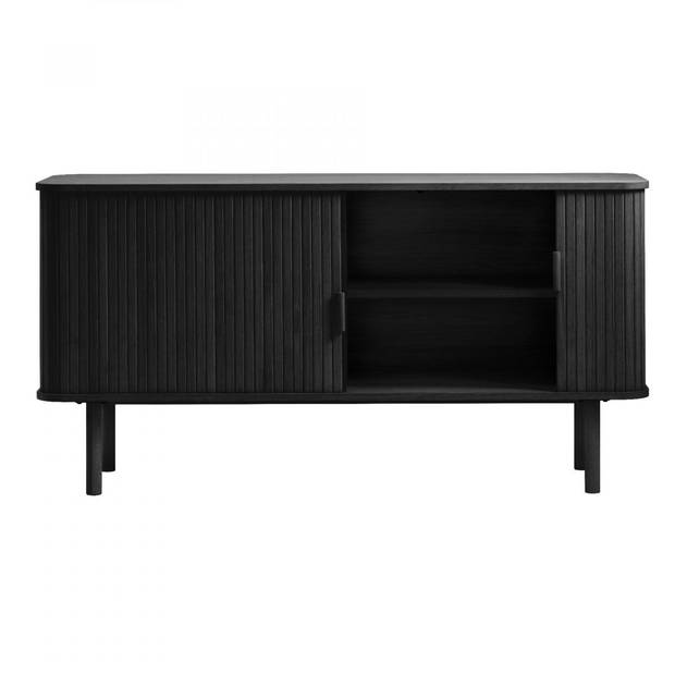 Ingo eiken dressoir - 160 cm - zwart