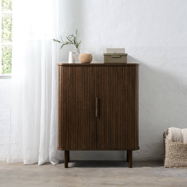 Ingo eiken kabinet - 90 cm - bruin