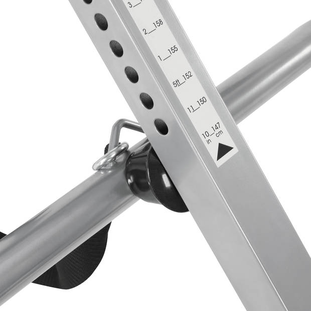 Rebel Active opvouwbare inversietafel tot 130 Kg - inversiebank - verstelbaar 147 - 198 cm