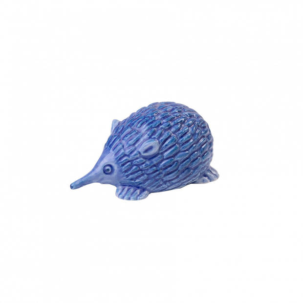 Heinen Delfts Blauw Decoratief minifiguur 'Egel'