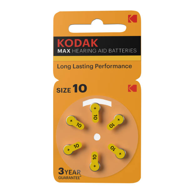 Kodak hoortoestel batterij P10