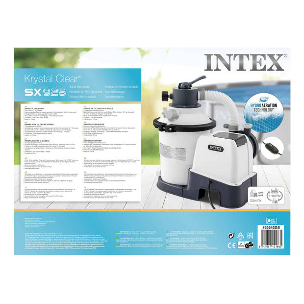 Intex Krystal Zandfilter Pomp (220-240 Volt)