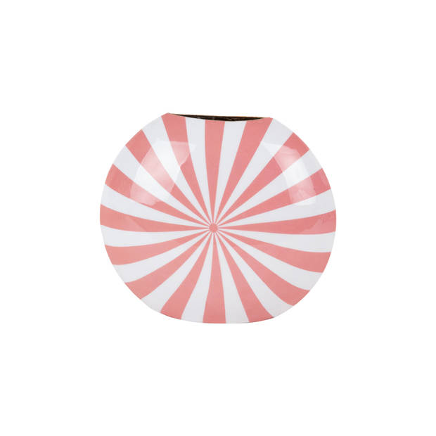 Present Time - Vaas Candy Swirl - Flamingo pink & white