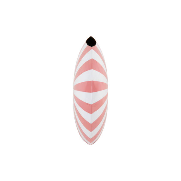 Present Time - Vaas Candy Swirl Large - Flamingo pink & white