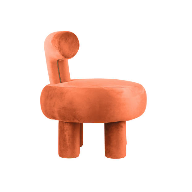 Leitmotiv - Fauteuil Abrazo - Peach orange