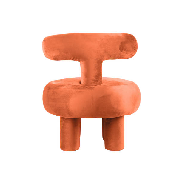 Leitmotiv - Fauteuil Abrazo - Peach orange