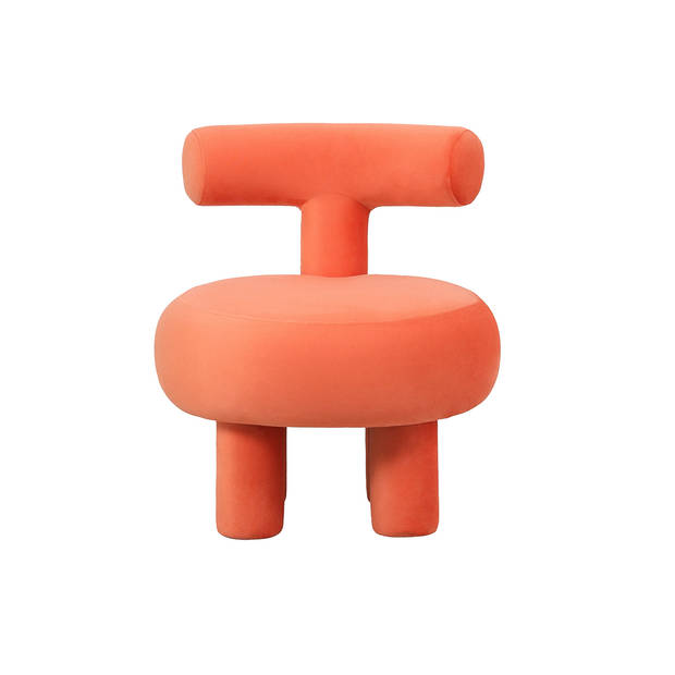 Leitmotiv - Fauteuil Abrazo - Peach orange