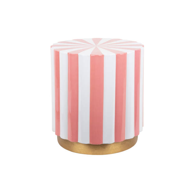 Leitmotiv - Kruk Candy Swirl - Flamingo pink & white