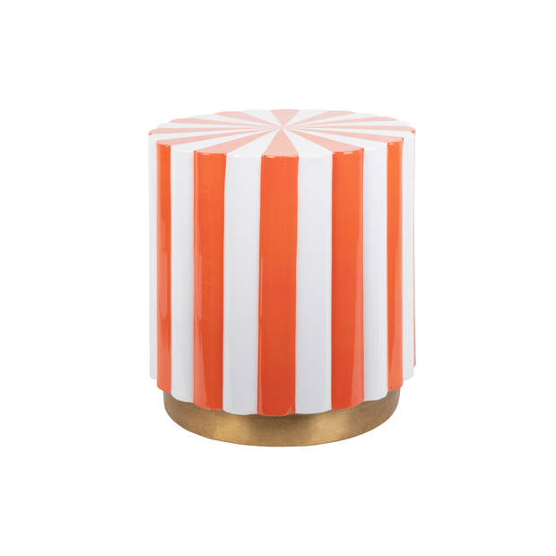 Leitmotiv - Kruk Candy Swirl - Bright orange & white