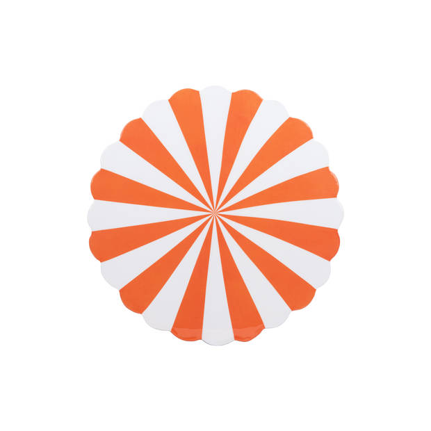 Leitmotiv - Kruk Candy Swirl - Bright orange & white