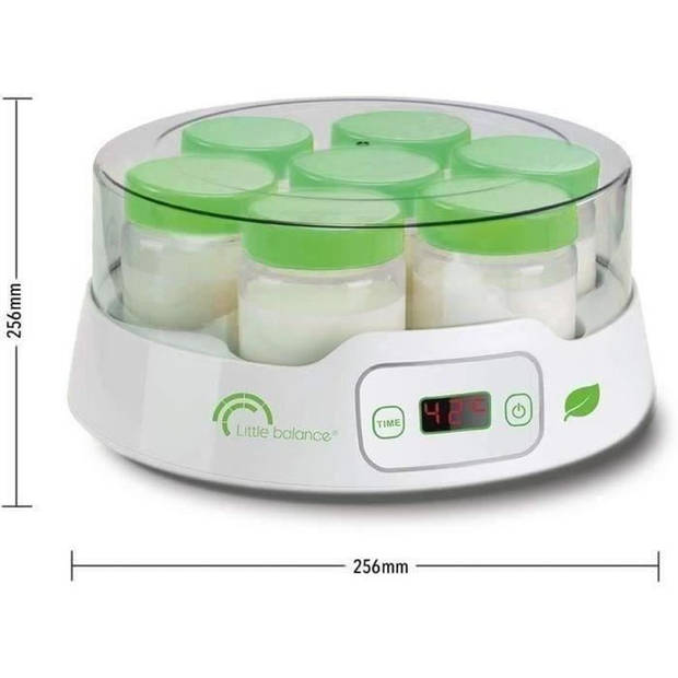 Yoghurtmaker - LITTLE BALANCE - Digitaal - 7 potten + 6 extra potten