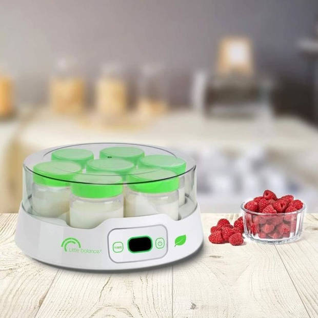 Yoghurtmaker - LITTLE BALANCE - Digitaal - 7 potten + 6 extra potten