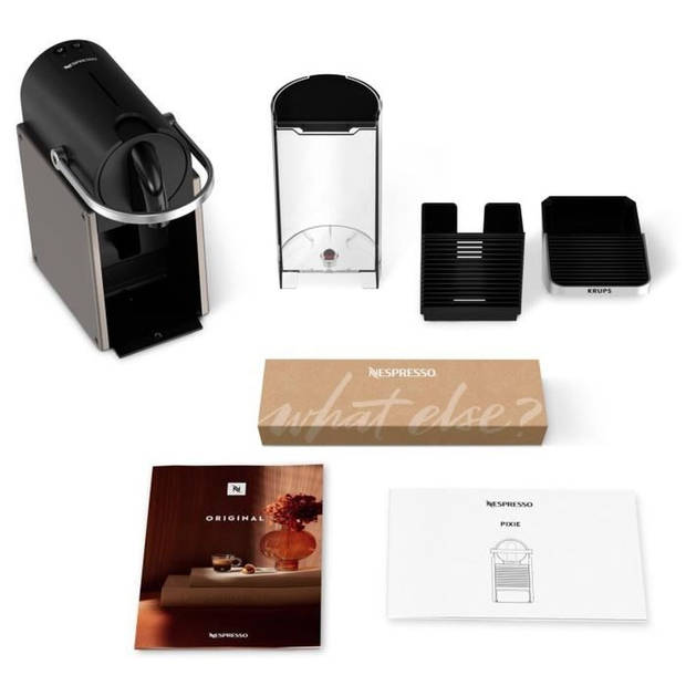 Nespresso Krups Pixie Titanium Koffiezetapparaat YY5290FD