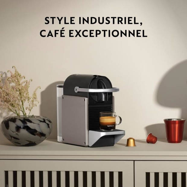 Nespresso Krups Pixie Titanium Koffiezetapparaat YY5290FD