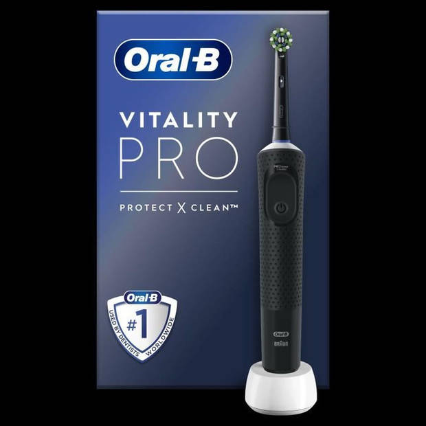 Oral-B Vitality Pro elektrische tandenborstel zwart, 1 opzetborstel