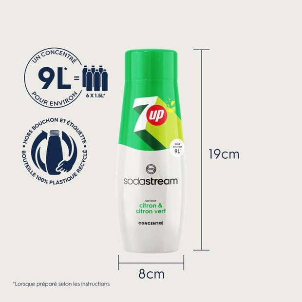 SODASTREAM Concentrate 7UP 440ml Batch van 6