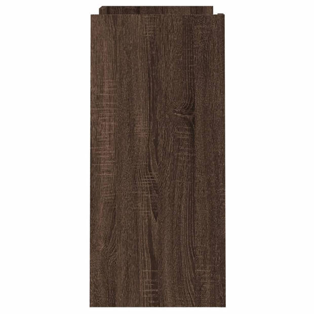 vidaXL Dressoir 73,5x35x75 cm bewerkt hout bruin eikenkleur