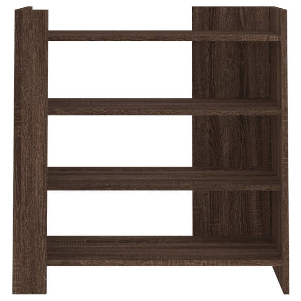 vidaXL Dressoir 73,5x35x75 cm bewerkt hout bruin eikenkleur