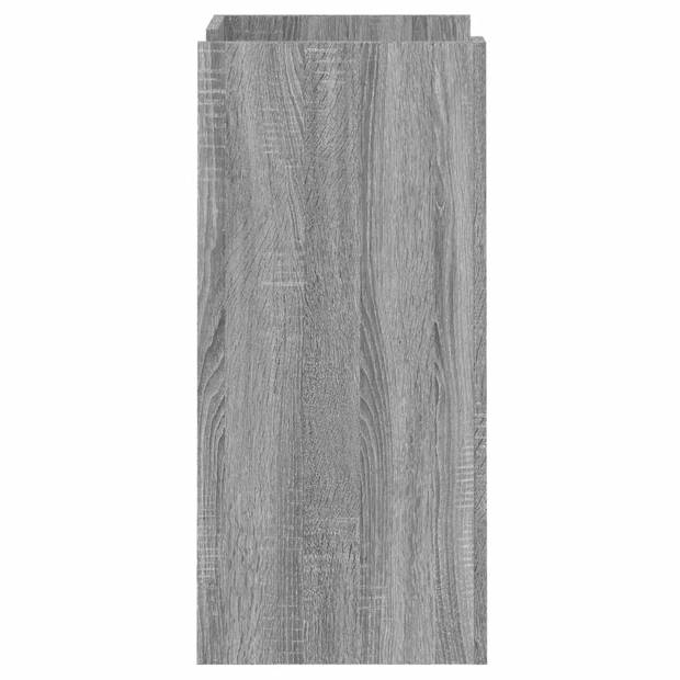 vidaXL Dressoir 45x35x75 cm bewerkt hout grijs sonoma eikenkleurig