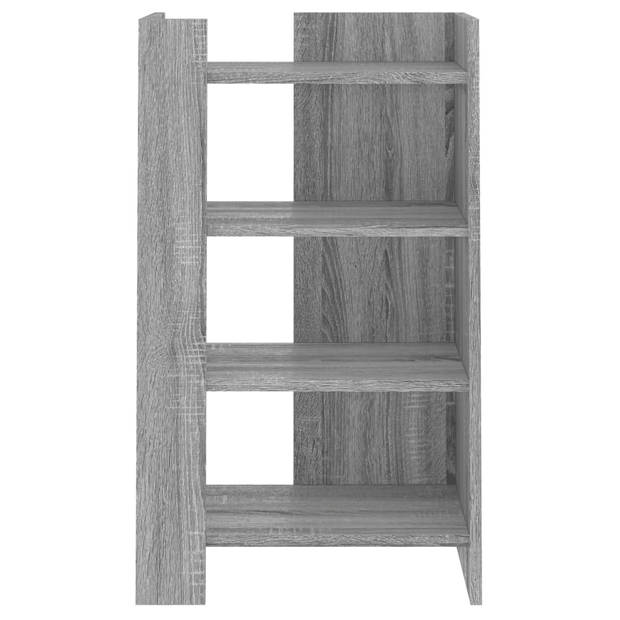 vidaXL Dressoir 45x35x75 cm bewerkt hout grijs sonoma eikenkleurig