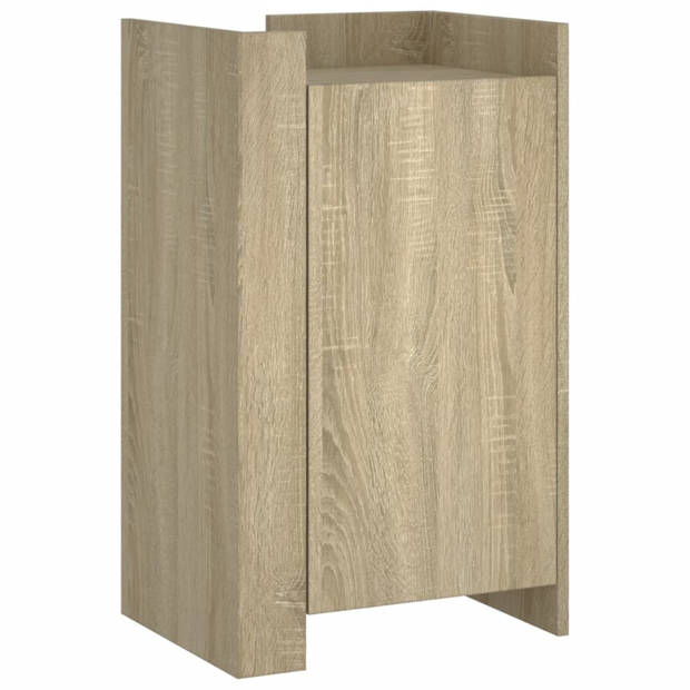 vidaXL Dressoir 45x35x75 cm bewerkt hout sonoma eikenkleurig