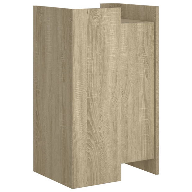 vidaXL Dressoir 45x35x75 cm bewerkt hout sonoma eikenkleurig