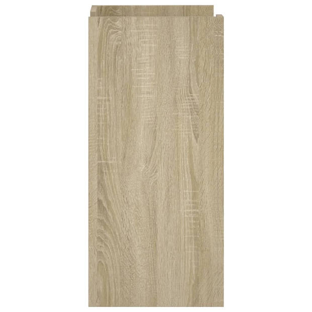 vidaXL Dressoir 45x35x75 cm bewerkt hout sonoma eikenkleurig