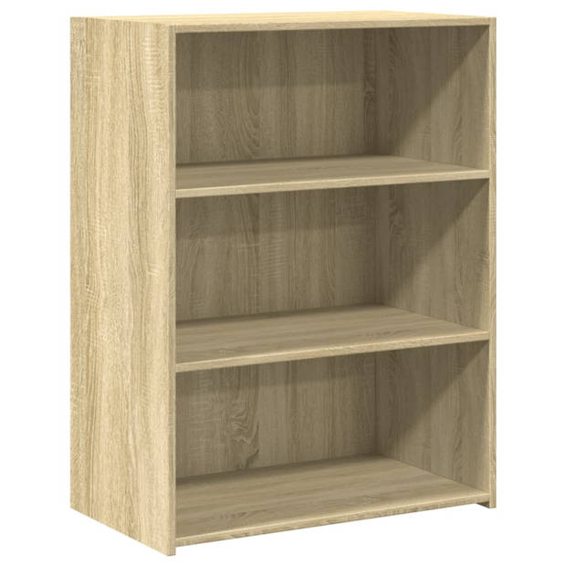 vidaXL Dressoir 70x41x93 cm bewerkt hout sonoma eikenkleurig