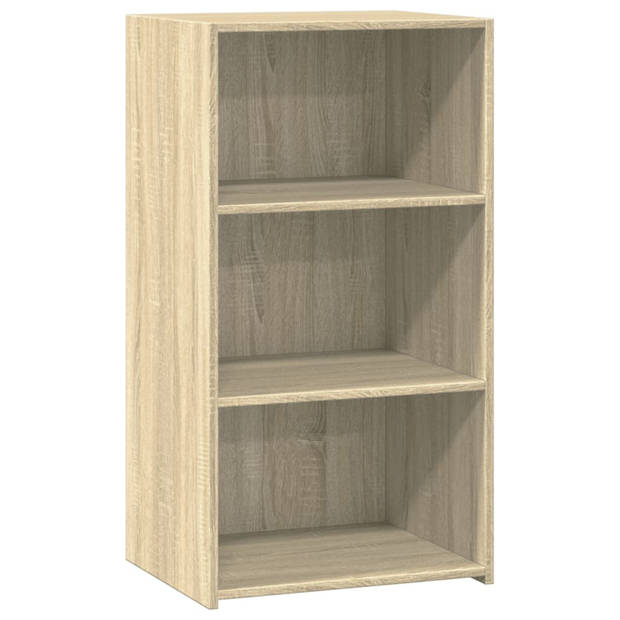 vidaXL Dressoir 50x41x93 cm bewerkt hout sonoma eikenkleurig