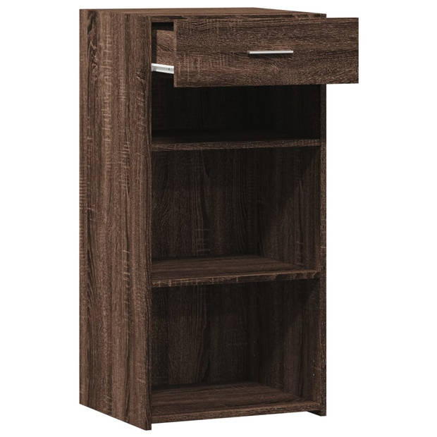 vidaXL Dressoir 45x42,5x93 cm bewerkt hout bruin eikenkleur