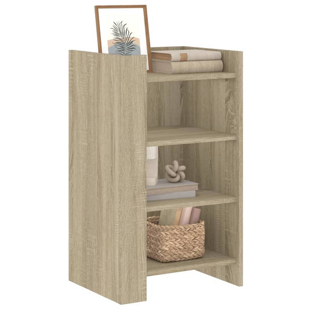 vidaXL Dressoir 45x35x75 cm bewerkt hout sonoma eikenkleurig