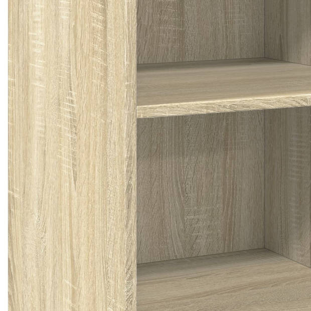 vidaXL Dressoir 45x41x93 cm bewerkt hout sonoma eikenkleurig